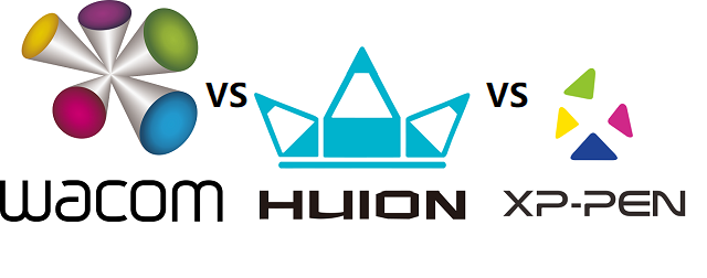 marcas_de_tablets_Wacom_vs_huion_vs_xp-pen